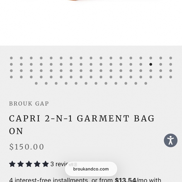 Brouk & Co. 2 -n-1 Capri Garment and Duffel Bag Weekender - Picture 2 of 6
